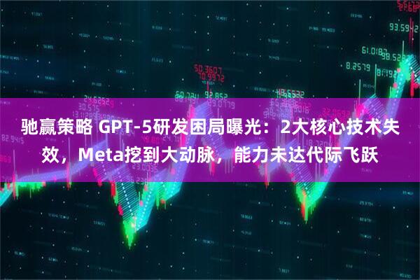 驰赢策略 GPT-5研发困局曝光：2大核心技术失效，Meta挖到大动脉，能力未达代际飞跃